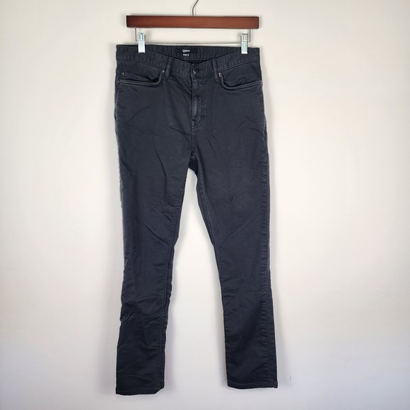 Quince‎ Stretch Traveler 5 Pocket Dark Gray Pants Men's Size 30x32 - Picture 1 of 6